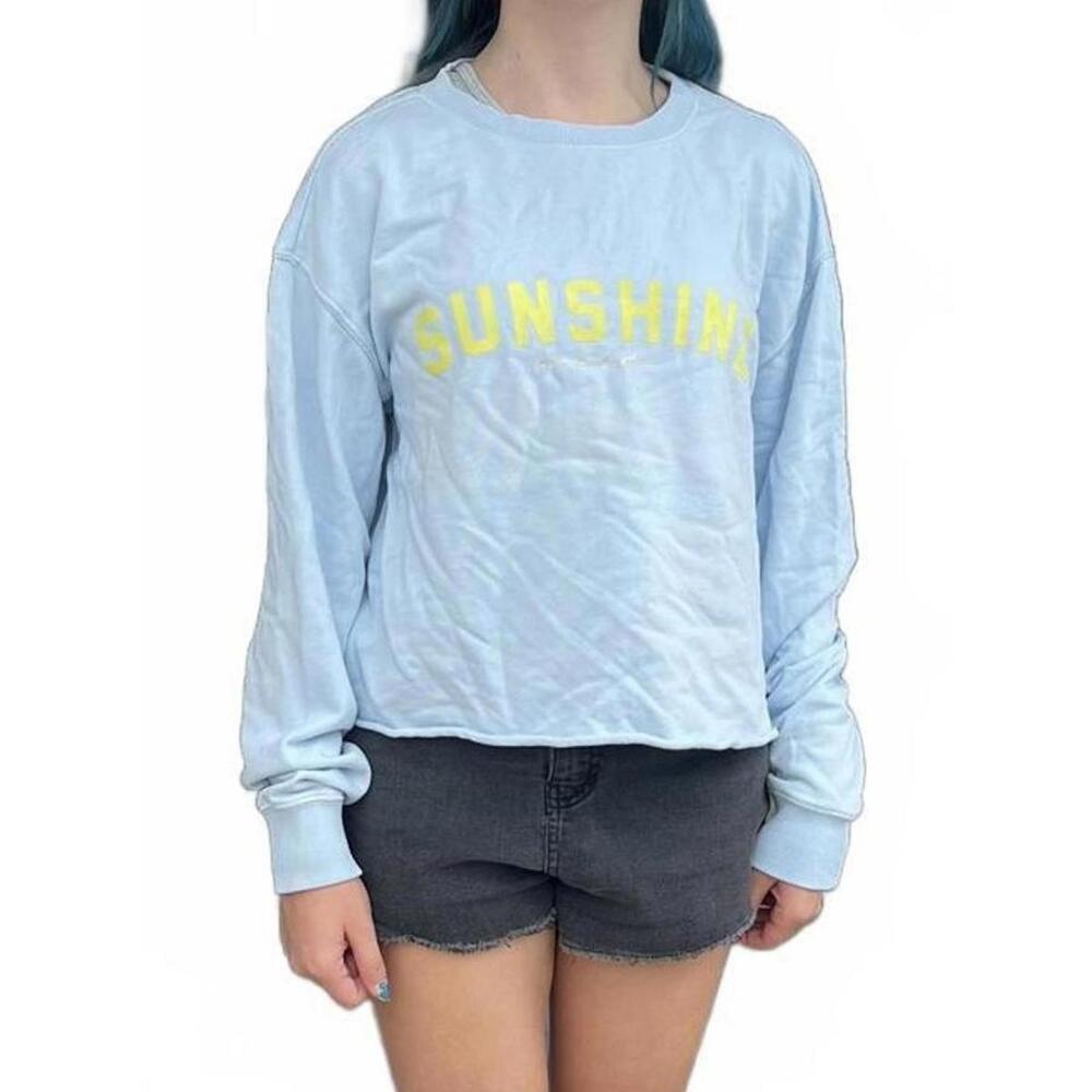 Spiritual Gangster Cropped "Sunshine" Crewneck Sweatshirt – Size Small